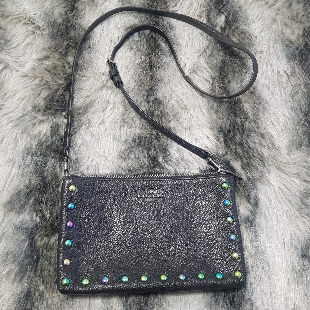 Gorgeous Coach Oil Slick Iridescent Crossbody Bag